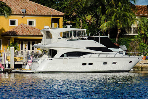 Offshore weather-routed passage: MY Grateful - Marquis 59' - 400 nms - Route: Ft Lauderdale, FL to Marsh Harbor, Abacos, Bahamas - Capt Rick Anderson - March 2016